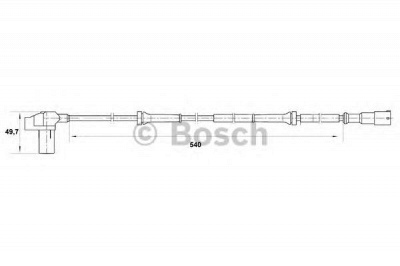 BOSCH 0265006710 -  Датчик, частота вращения колеса