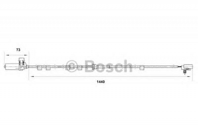 BOSCH 0265006816 -  Датчик, частота вращения колеса