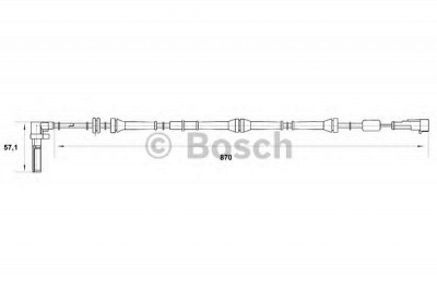 BOSCH 0265007016 -  Датчик, частота вращения колеса