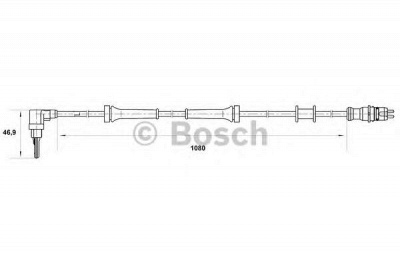 BOSCH 0265007034 - Датчик, частота вращения колеса