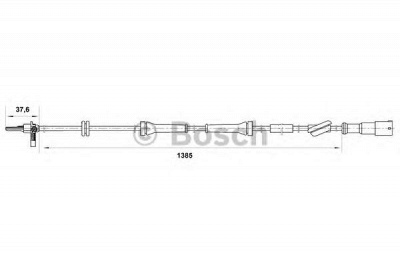 BOSCH 0265007048 -  Датчик, частота вращения колеса