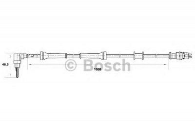 BOSCH 0265007064 -  Датчик, частота вращения колеса