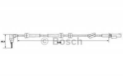 BOSCH 0265007401 -  Датчик, частота вращения колеса