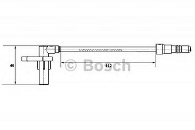 BOSCH 0265007439 -  Датчик, частота вращения колеса