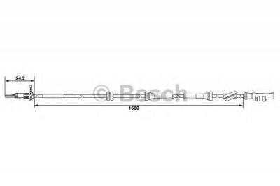 BOSCH 0265007519 -  Датчик, частота вращения колеса