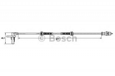 BOSCH 0265007527 -  Датчик, частота вращения колеса