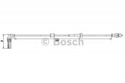 BOSCH 0265007531 -  Датчик, частота вращения колеса