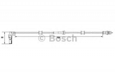 BOSCH 0265007532 -  Датчик, частота вращения колеса
