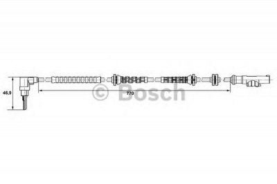 BOSCH 0265007671 -  Датчик, частота вращения колеса