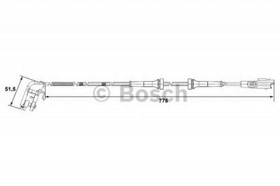 BOSCH 0265007779 -  Датчик, частота вращения колеса