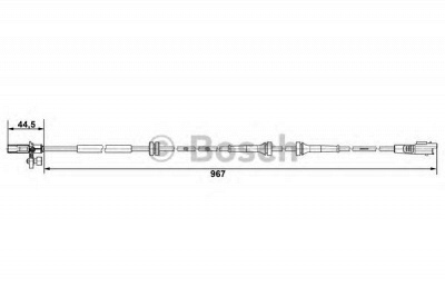 BOSCH 0265007789 -  Датчик, частота вращения колеса