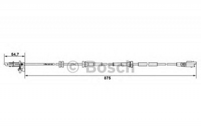 BOSCH 0265007790 -  Датчик, частота вращения колеса