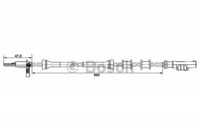 BOSCH 0265007883 -  Датчик, частота вращения колеса