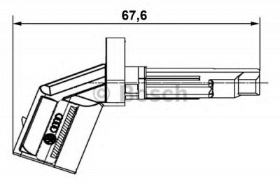 BOSCH 0265007930 -  Датчик, частота вращения колеса
