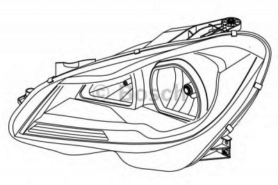 BOSCH 0301270205 -  Основная фара