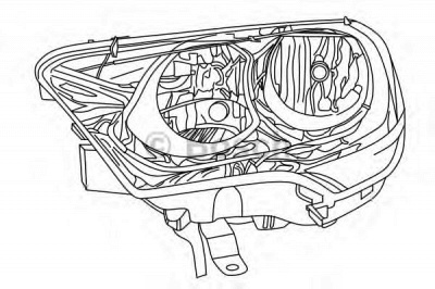 BOSCH 0318163215 -  Основная фара