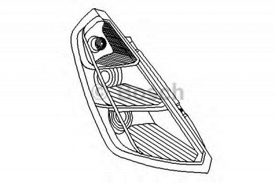 BOSCH 0318351124 -  Задний фонарь