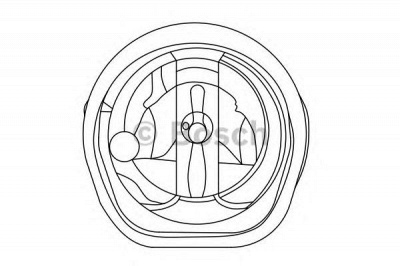 BOSCH 0318504009 -  Фара дальнего света