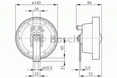 BOSCH 0320223003 -  Звуковой сигнал| Звуковой сигнал