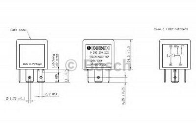 BOSCH 0332204202 -  Реле, противоблокировочное устройство