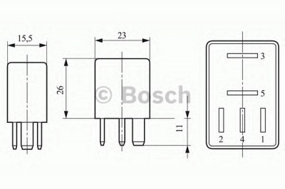 BOSCH 0332207300 -  Прерыватель указателей поворота
