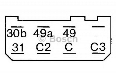 BOSCH 0335210163 -  Прерыватель указателей поворота