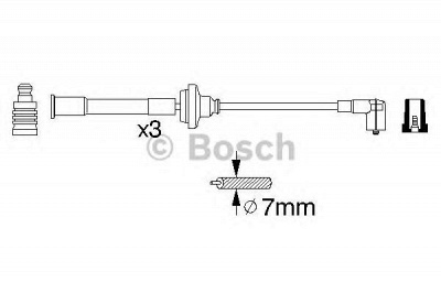 BOSCH 0356912880 -  Комплект проводов зажигания