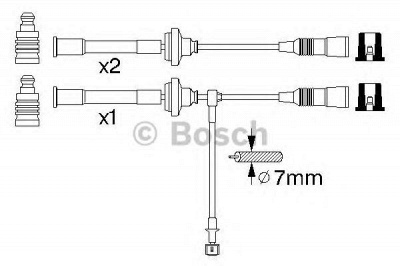 BOSCH 0356912946 -  Комплект проводов зажигания