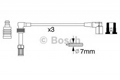 BOSCH 0356912947 -  Комплект проводов зажигания