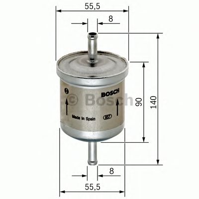 BOSCH 0450905280 -  Топливный фильтр