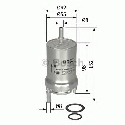 BOSCH 0450905925 -  Топливный фильтр