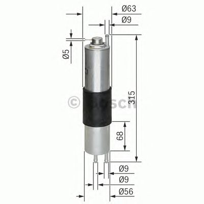 BOSCH 0450905952 -  Топливный фильтр