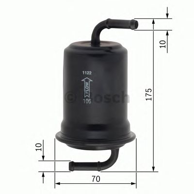 BOSCH 0450905989 -  Топливный фильтр