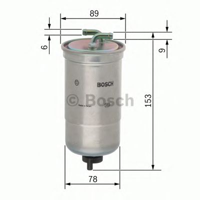 BOSCH 0450906172 -  Топливный фильтр