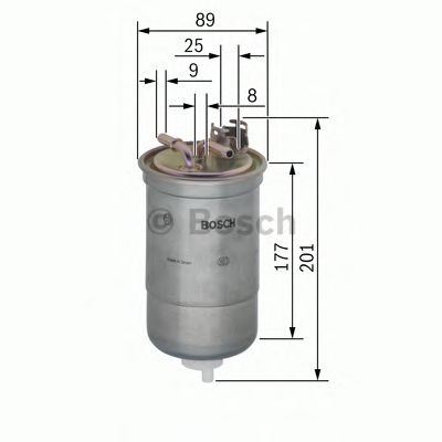 BOSCH 0450906295 -  Топливный фильтр