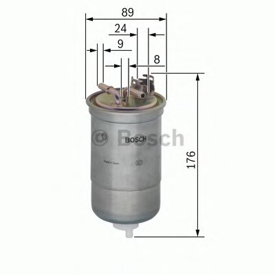 BOSCH 0450906437 -  Топливный фильтр
