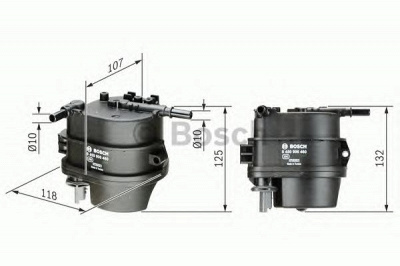 BOSCH 0450906460 -  Топливный фильтр
