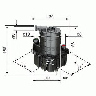 BOSCH 0450907016 -  Топливный фильтр