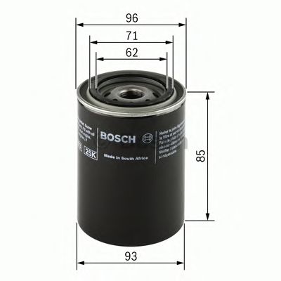 BOSCH 0451103219 -  Масляный фильтр