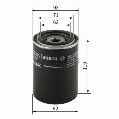 BOSCH 0451103278 -  Масляный фильтр