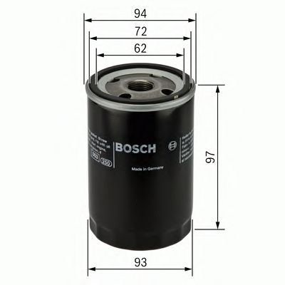 BOSCH 0451103333 -  Масляный фильтр