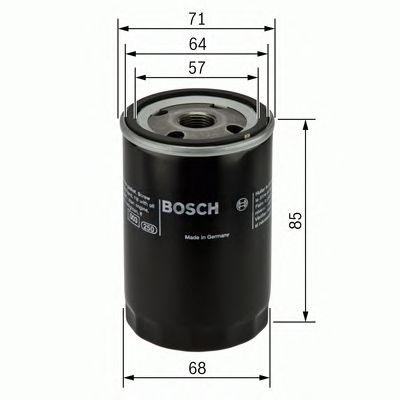 BOSCH 0451103372 -  Масляный фильтр