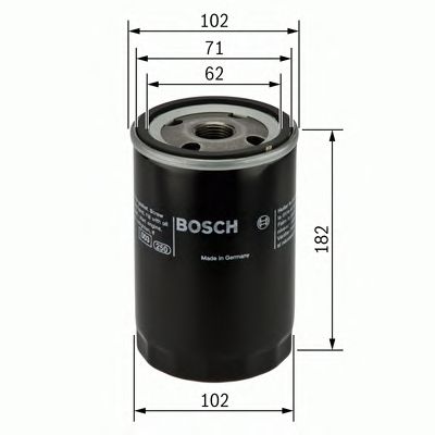 BOSCH 0451302182 -  Масляный фильтр
