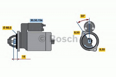 BOSCH 0986010040 -  Стартер
