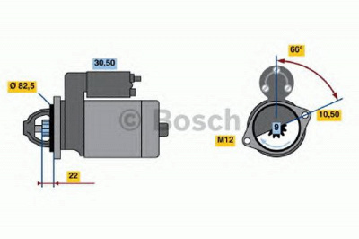 BOSCH 0986010250 -  Стартер