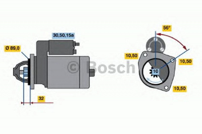 BOSCH 0986010400 -  Стартер