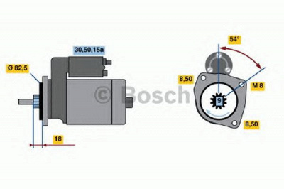 BOSCH 0986010480 -  Стартер
