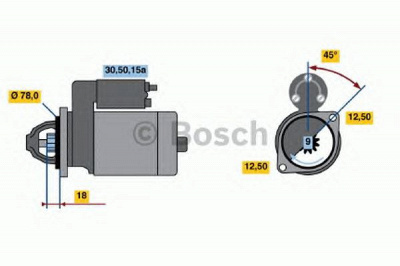 BOSCH 0986010690 -  Стартер