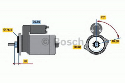 BOSCH 0986010810 -  Стартер