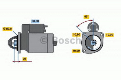 BOSCH 0986010970 -  Стартер